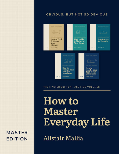 Obvious, But Not So Obvious Master Edition: How to Master Everyday Life, book cover
