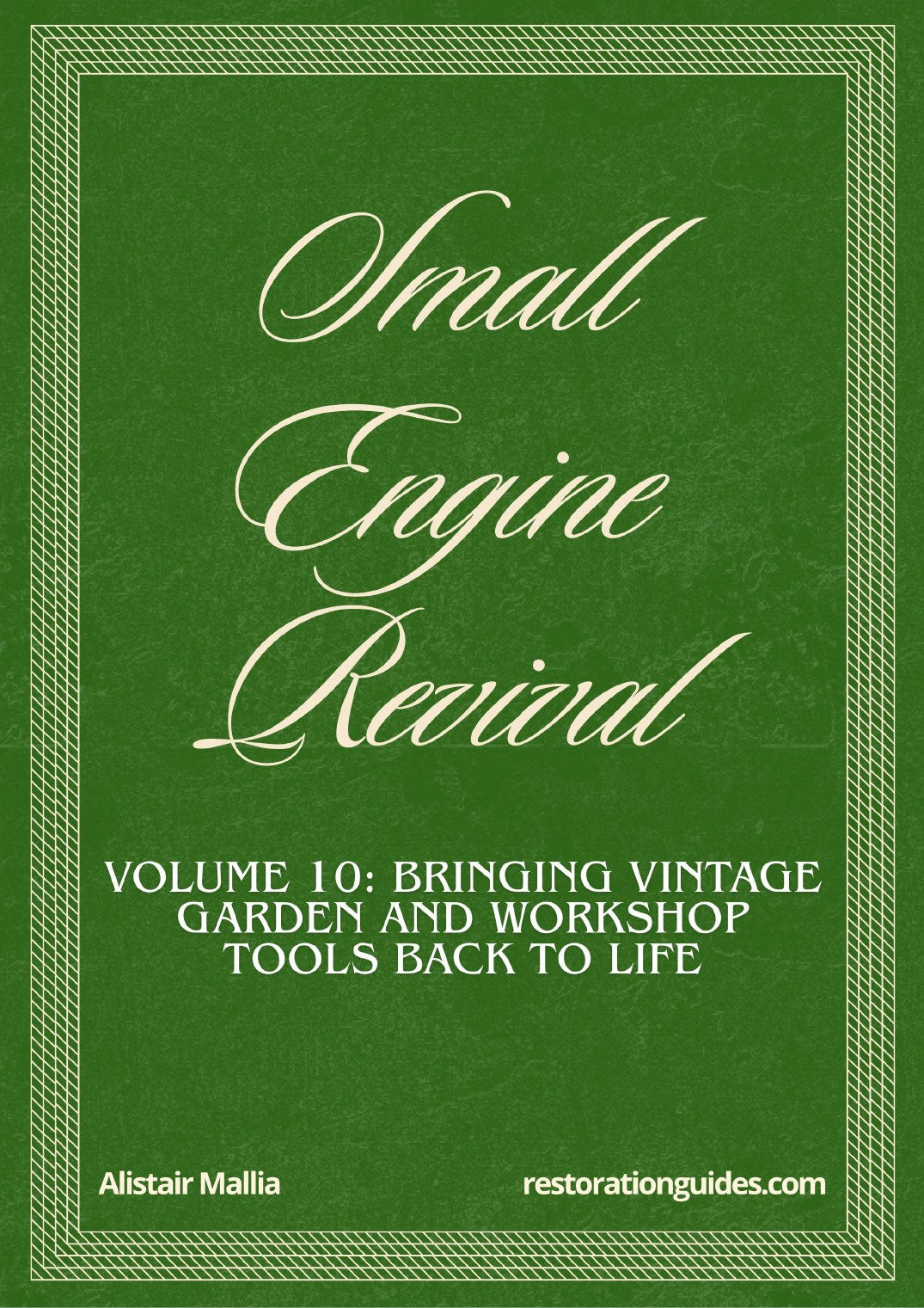 Vol. 10: Small Engine Revival, The Master Restoration Collection guide cover