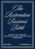 Vol. 20: The Restoration Business Bible, The Master Restoration Collection guide cover